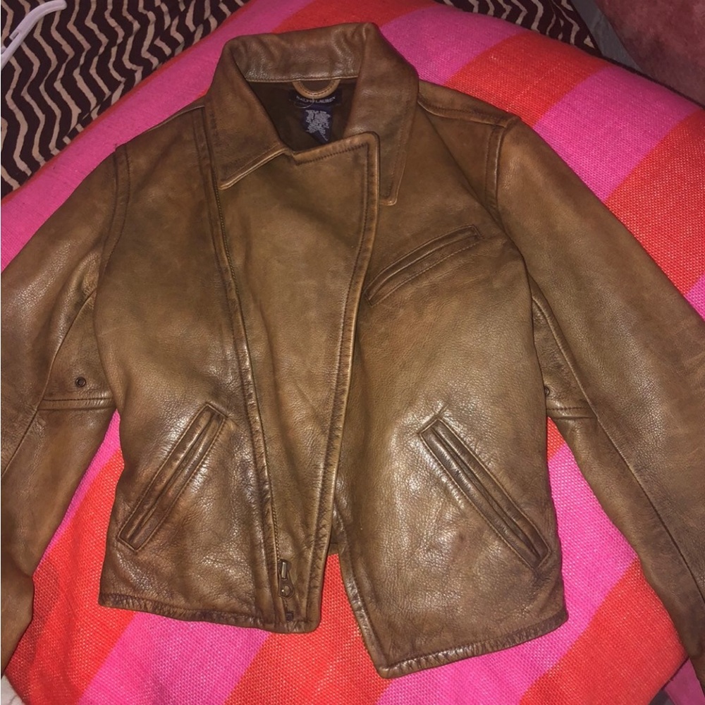 Kids leather jacket RALPH LAUREN